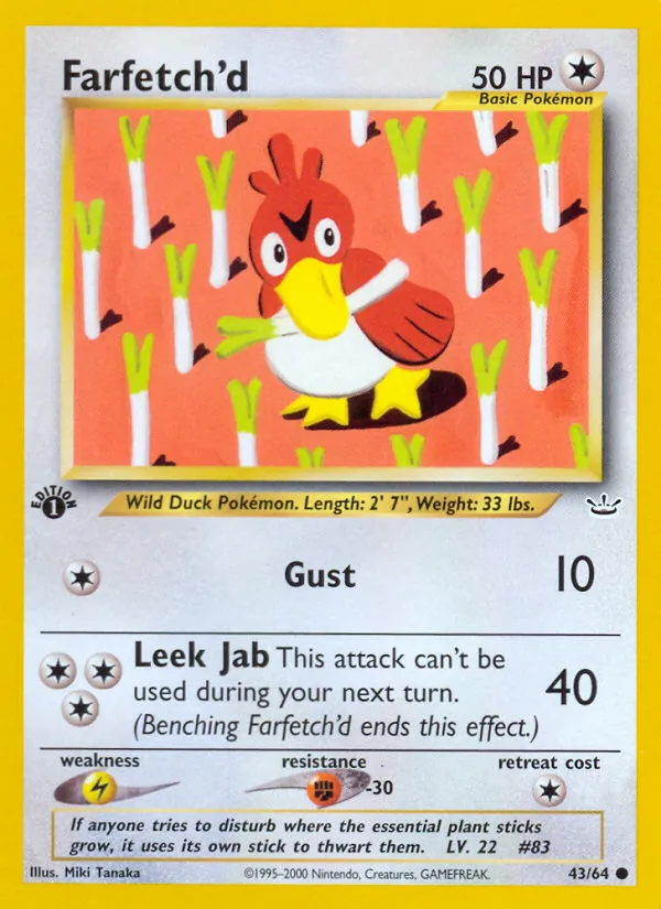 Farfetch'd – Neo Revelation 43