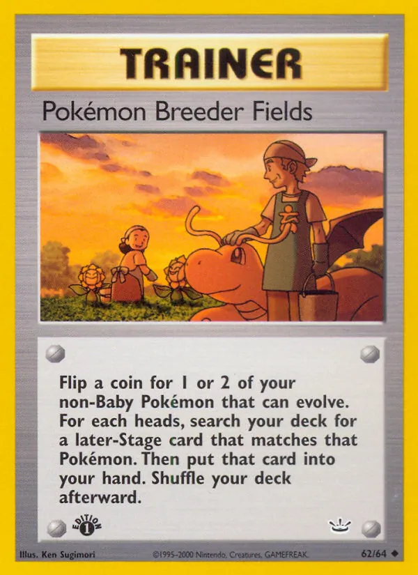 Pokémon Breeder Fields – Neo Revelation 62