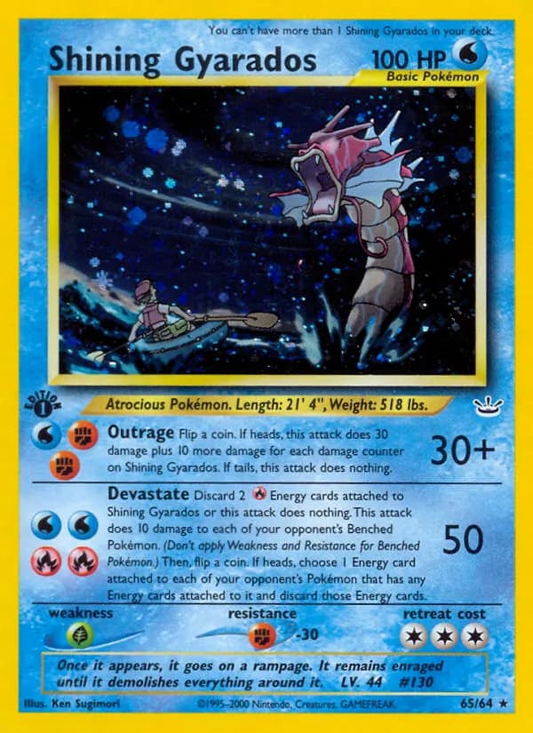 Shining Gyarados – Neo Revelation 65