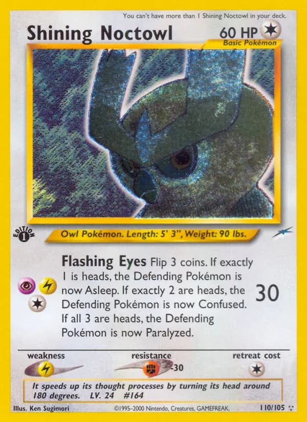 Shining Noctowl – Neo Destiny 110