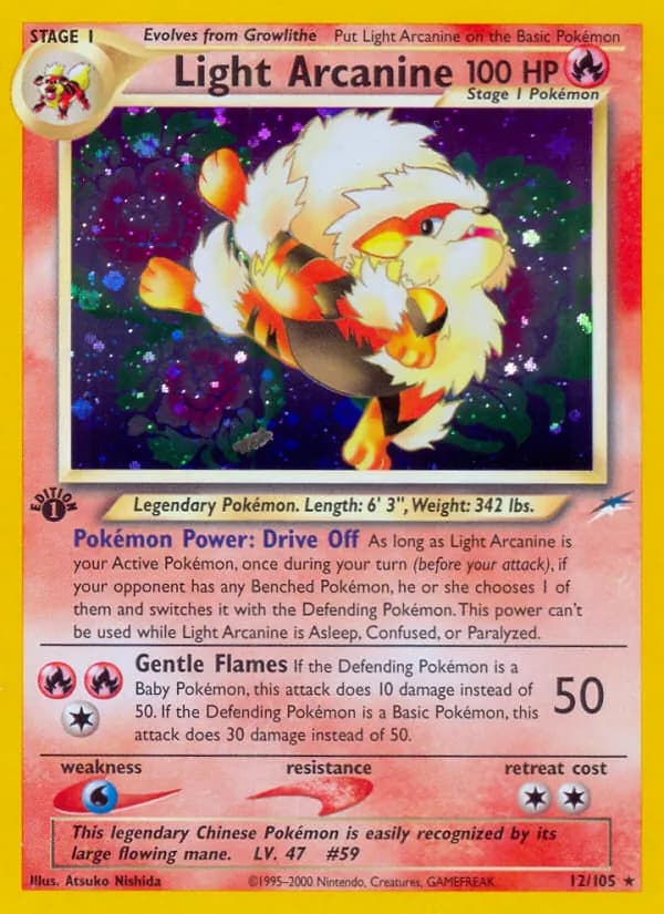 Light Arcanine – Neo Destiny 12