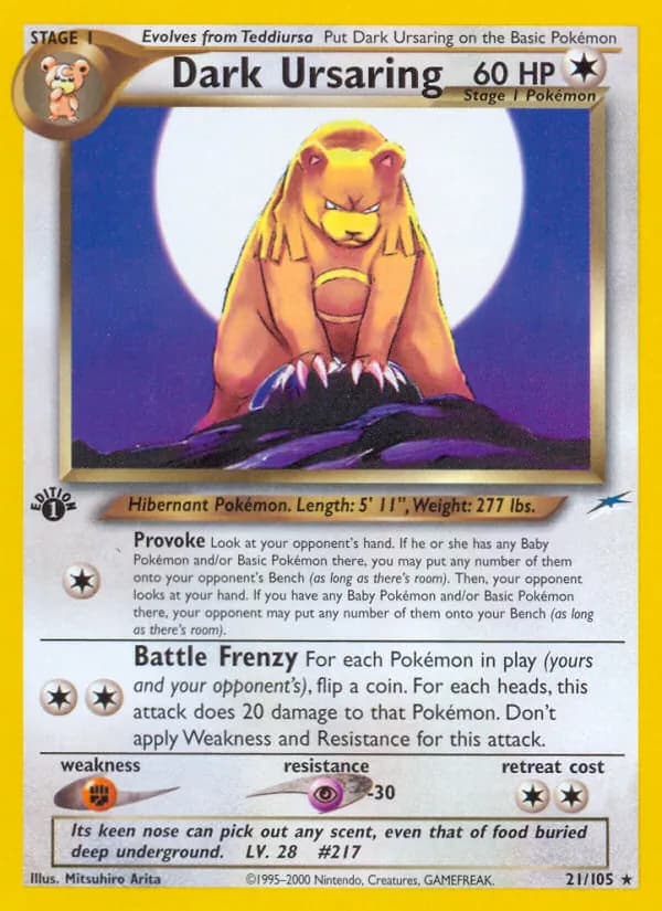 Dark Ursaring – Neo Destiny 21