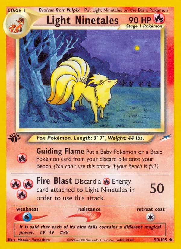 Light Ninetales – Neo Destiny 50