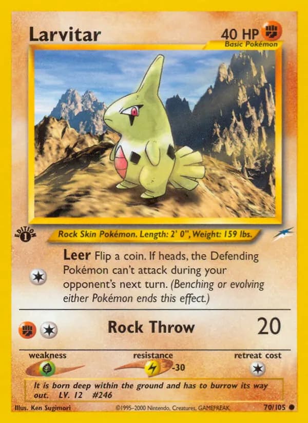 Larvitar – Neo Destiny 70