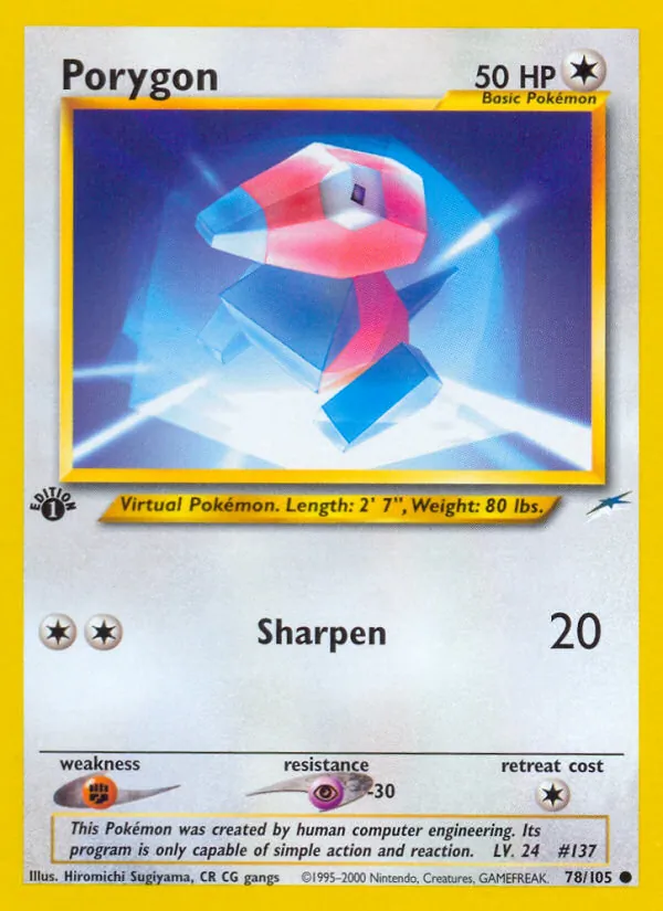 Porygon – Neo Destiny 78