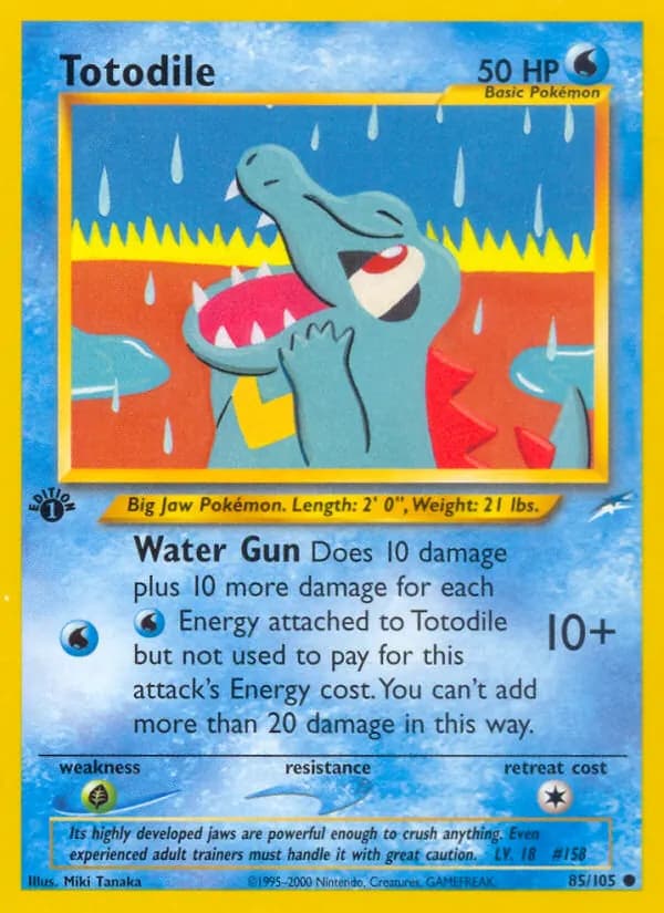Totodile – Neo Destiny 85