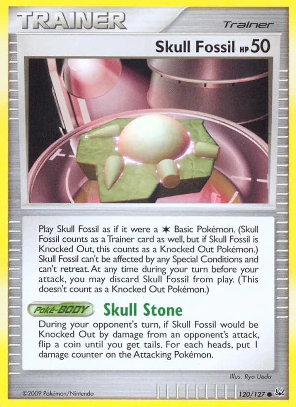 Skull Fossil – Platinum 120