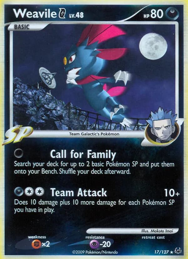 Weavile G – Platinum 17