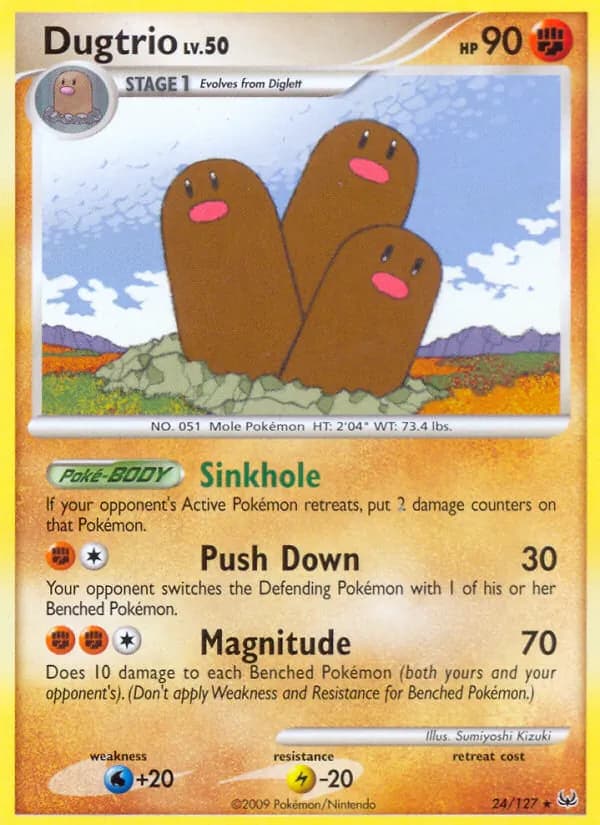 Dugtrio – Platinum 24
