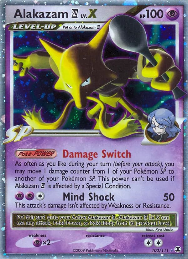 Alakazam E4 LV.X – Rising Rivals 103