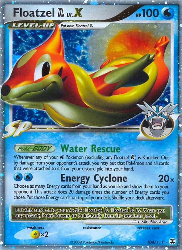 Floatzel GL LV.X – Rising Rivals 104