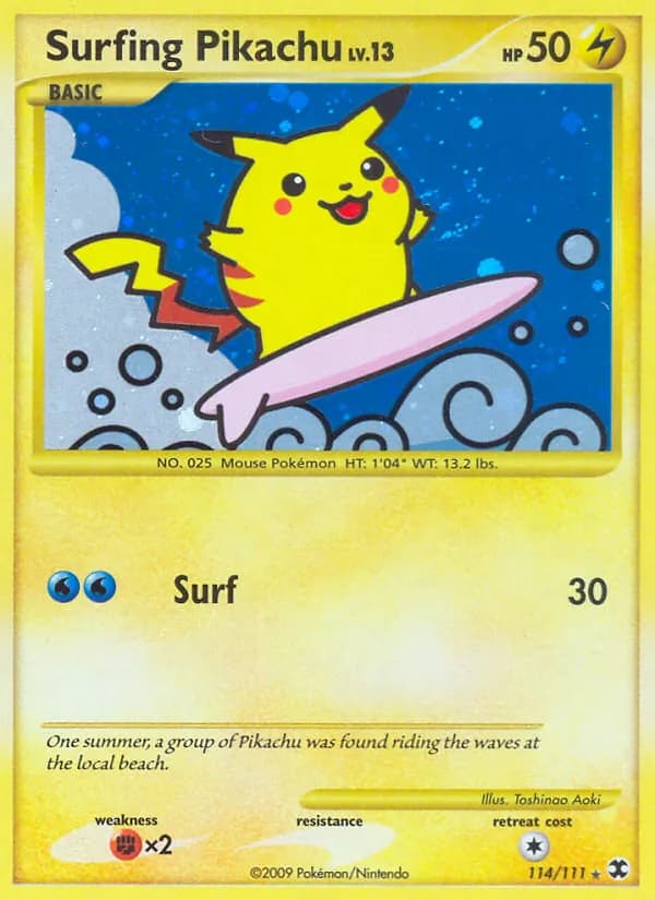Surfing Pikachu – Rising Rivals 114