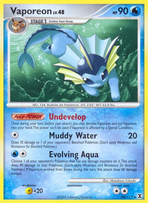 Vaporeon – Rising Rivals 34