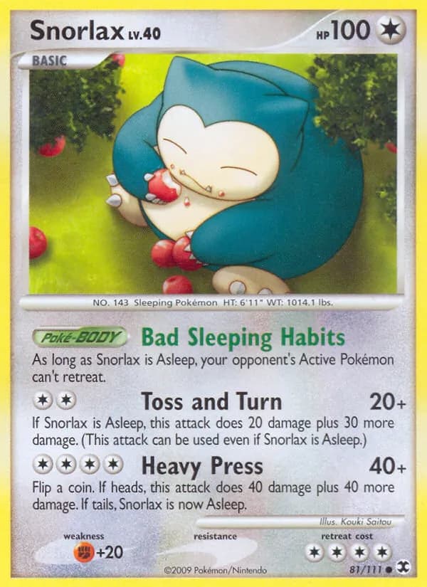 Snorlax – Rising Rivals 81