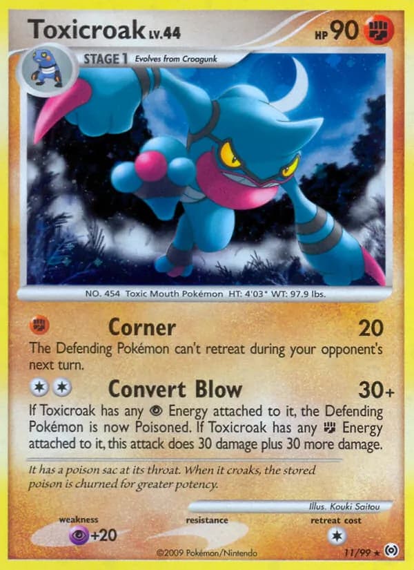 Toxicroak – Arceus 11