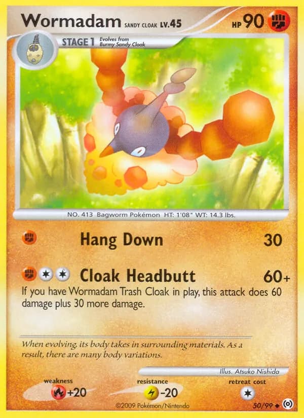 Wormadam Sandy Cloak – Arceus 50