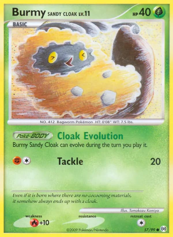 Burmy Sandy Cloak – Arceus 57