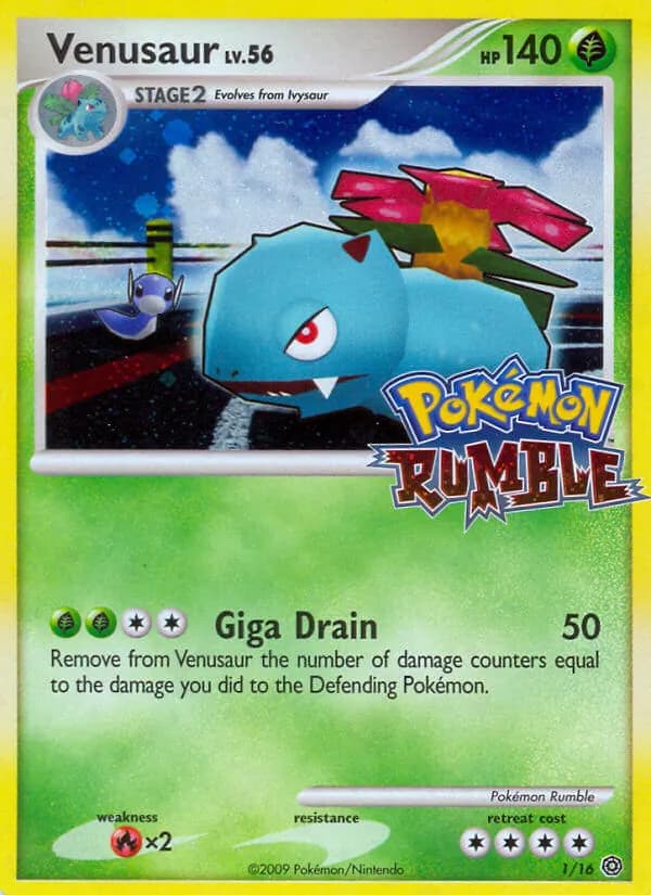 Venusaur – Pokémon Rumble 1