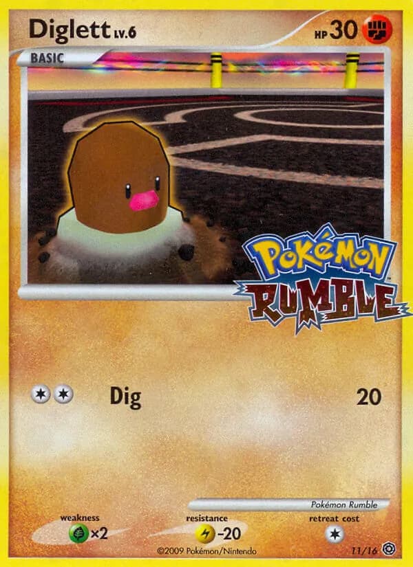 Diglett – Pokémon Rumble 11
