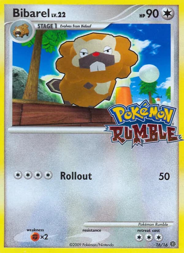Bibarel – Pokémon Rumble 16