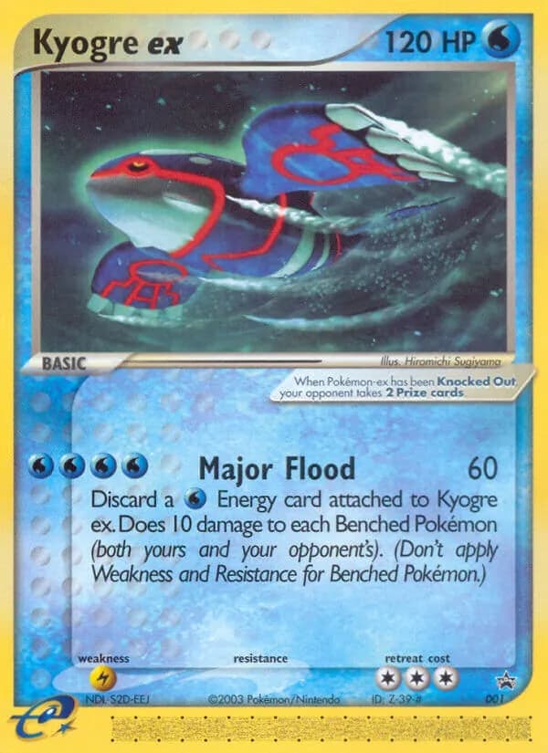 Kyogre ex – Nintendo Black Star Promos 1