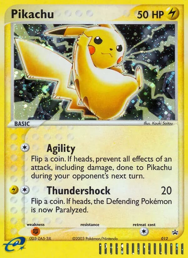 Pikachu – Nintendo Black Star Promos 12