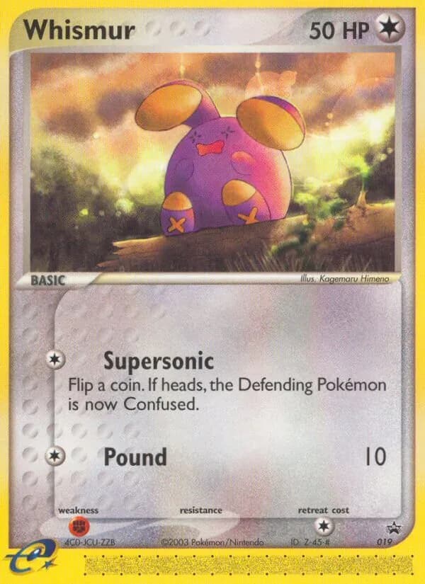 Whismur – Nintendo Black Star Promos 19