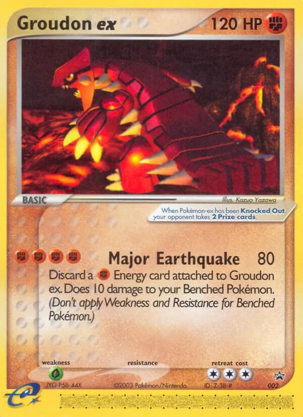 Groudon ex – Nintendo Black Star Promos 2