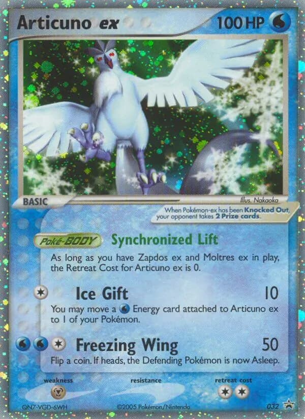 Articuno ex – Nintendo Black Star Promos 32