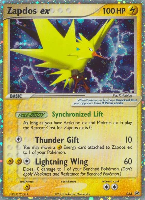 Zapdos ex – Nintendo Black Star Promos 33