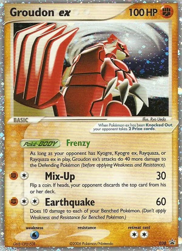 Groudon ex – Nintendo Black Star Promos 38