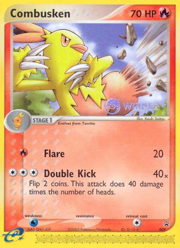 Combusken – Nintendo Black Star Promos 9