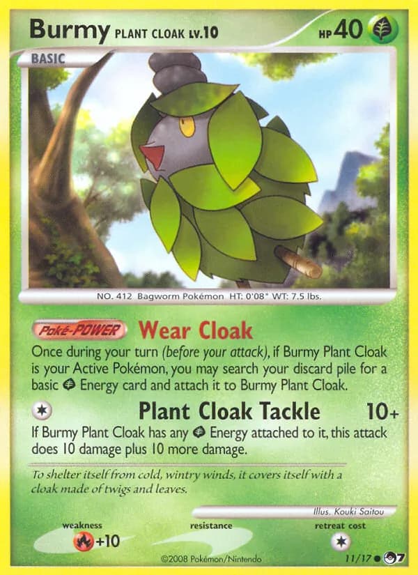 Burmy Plant Cloak – POP Series 7 11