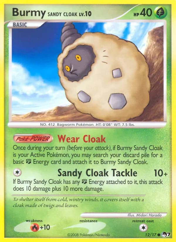 Burmy Sandy Cloak – POP Series 7 12
