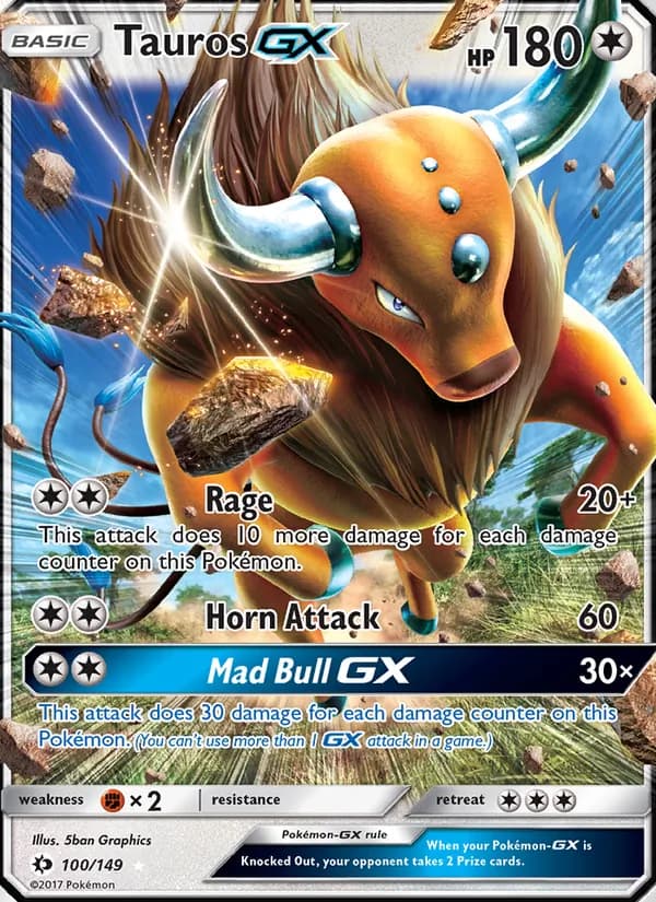 Tauros GX – Sun & Moon 100