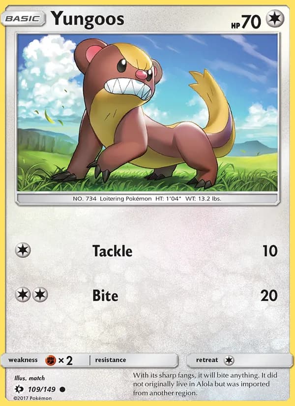 Yungoos – Sun & Moon 109