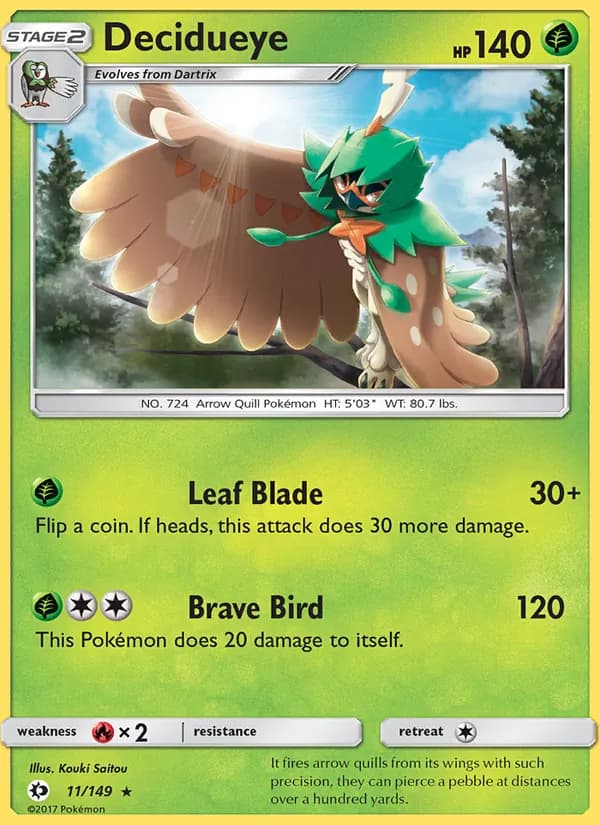 Decidueye – Sun & Moon 11