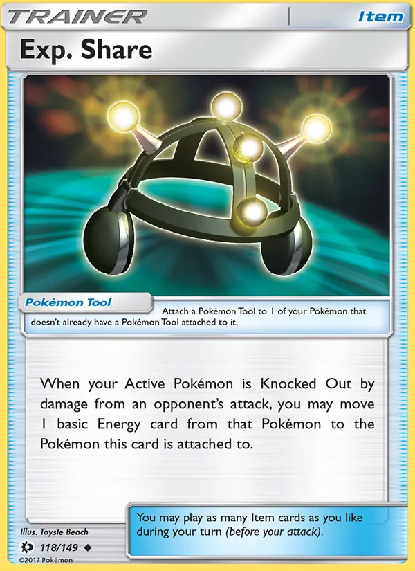 Exp. Share – Sun & Moon 118