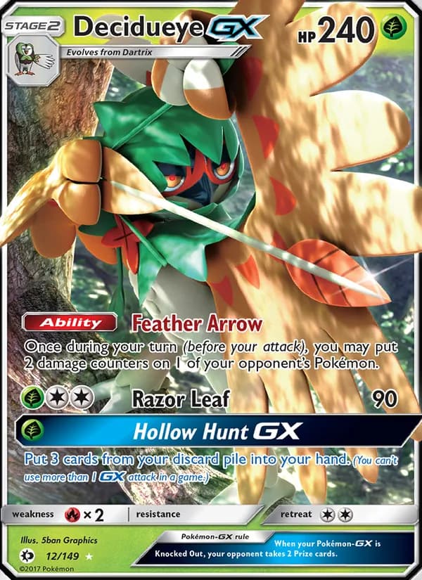 Decidueye GX – Sun & Moon 12