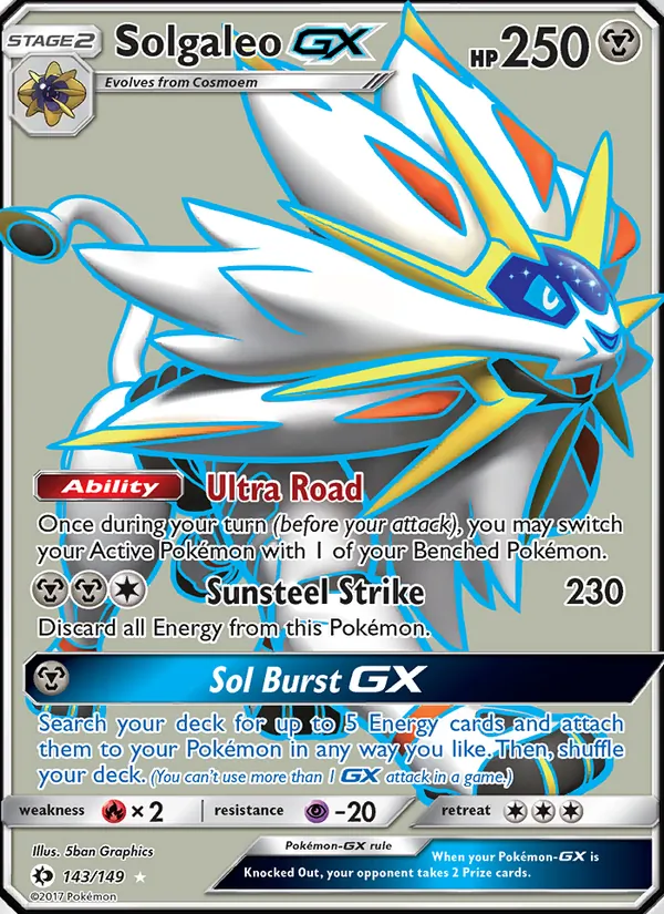 Solgaleo GX – Sun & Moon 143