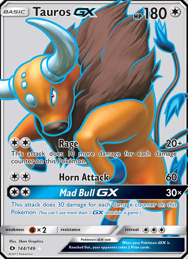 Tauros GX – Sun & Moon 144