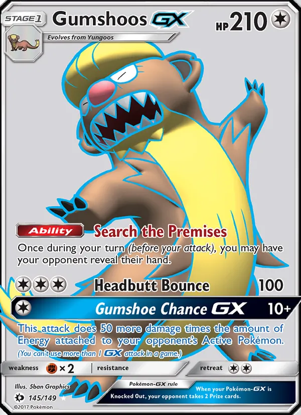 Gumshoos GX – Sun & Moon 145