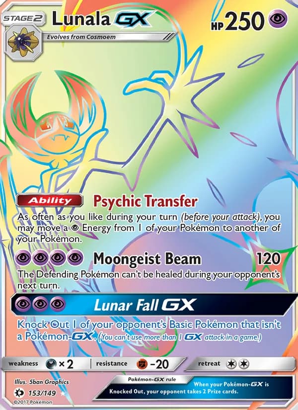 Lunala GX – Sun & Moon 153