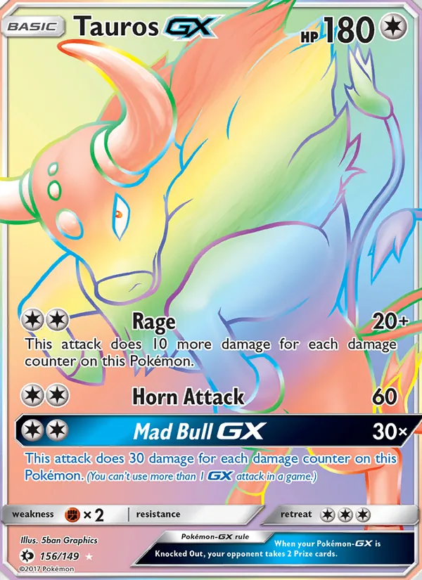 Tauros GX – Sun & Moon 156