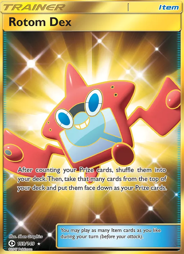 Rotom Dex – Sun & Moon 159