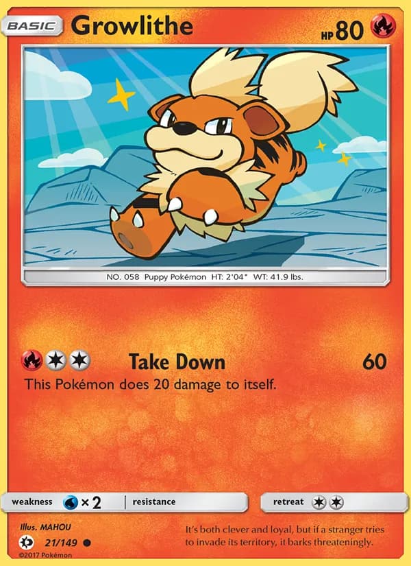 Growlithe – Sun & Moon 21