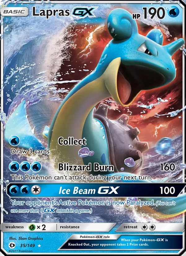 Lapras GX – Sun & Moon 35