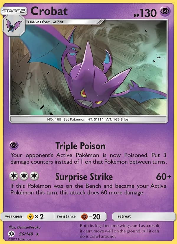 Crobat – Sun & Moon 56
