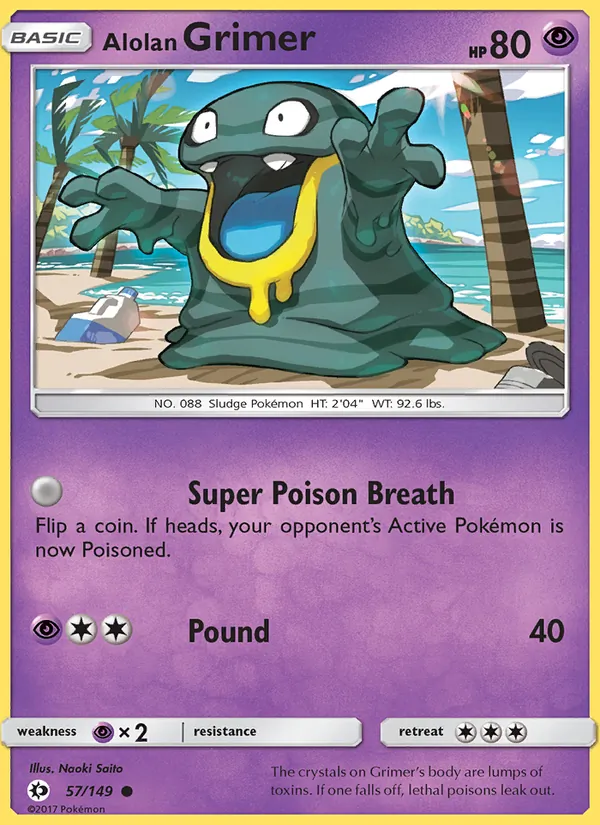 Alolan Grimer – Sun & Moon 57