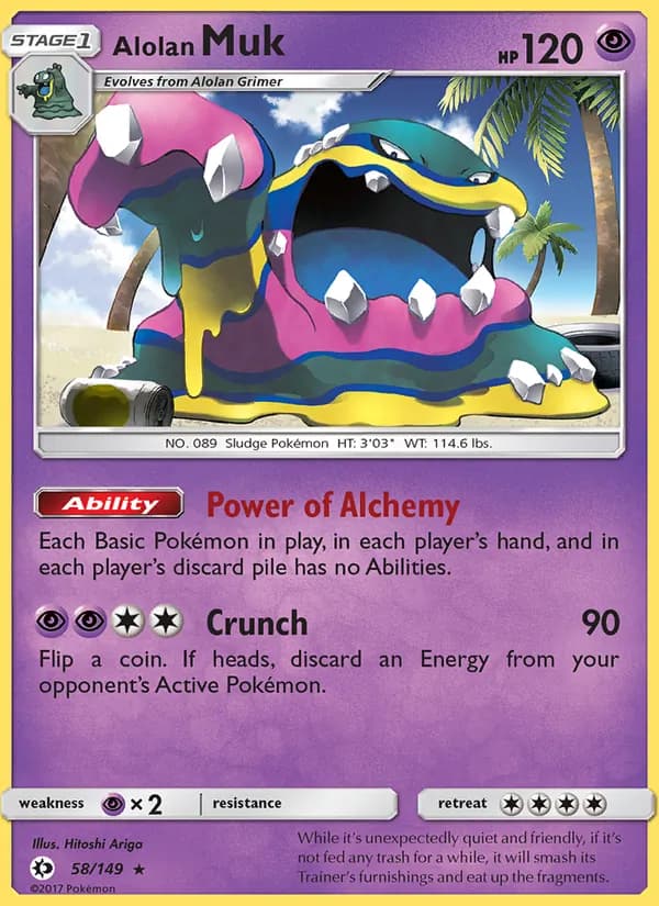 Alolan Muk – Sun & Moon 58